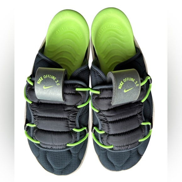 Nike Offline 3.0 Mule 'Black Ghost Green' size10. - Picture 6 of 9